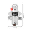 Thermostatic Mixing Valve, G1/2 Water Temperature Control Valve for Solar Water Heaters view 3