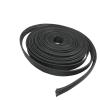 PET Braided Sleeve, Flame-Retardant Nylon Cable Protector, Black Snake-Skin Mesh (100 m × 3 mm) view 1