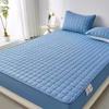 Quilted Mattress Protector, 5–30 cm Deep Pocket, Blue, 200 x 220 cm view 1