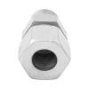 Straight Male Stud Compression Fitting, DIN 2353, Galvanized Steel, GE 22 LR, 3/4" Male Thread view 2