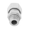 Straight Male Stud Compression Fitting, DIN 2353, Galvanized Steel, GE 22 LR, 3/4" Male Thread view 4