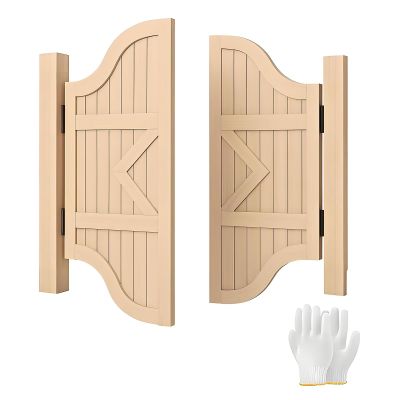 Wood Swinging Cafe Saloon Door, W124 x H90 cm