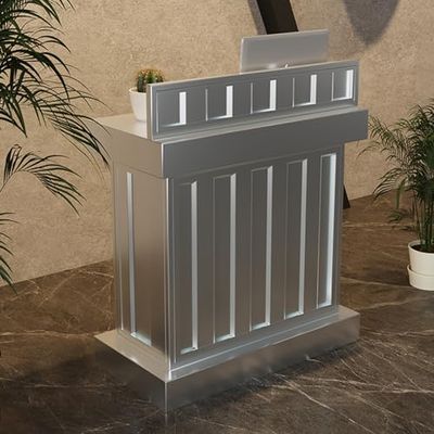 Modern Compact Reception Counter for Offices and Reception Areas