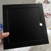 Oracra Black Aluminum Inspection Hatch with Click-Open Door, 30.5 x 30 cm view 1