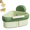 LUCKKY Corner Sink Caddy with Suction Cup, Green view 1