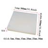 Solid Neoprene Rubber Sheet, Silicone Rubber, White, High-Temperature (100 mm x 100 mm x 15 mm) view 2