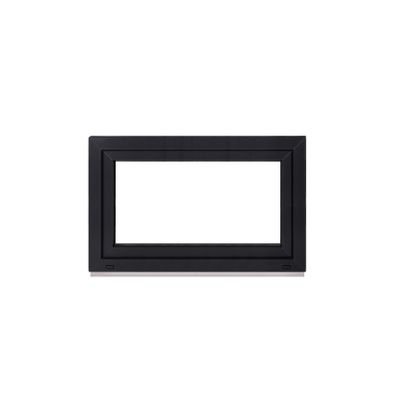 Framex PVC Tilt-and-Turn Basement Window, White Inside/Anthracite Outside, 1200 x 700 mm, Triple-Glazed, DIN Left