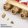 VANCOCO Brass Underfloor Heating Manifold, 7 Circuits view 3
