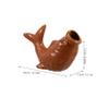 PartyKindom Ceramic Koi Fish Fountain Spitter, Lifelike Fish Sculpture for Ponds and Indoor or Outdoor Garden Decor view 2