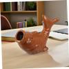 PartyKindom Ceramic Koi Fish Fountain Spitter, Lifelike Fish Sculpture for Ponds and Indoor or Outdoor Garden Decor view 4