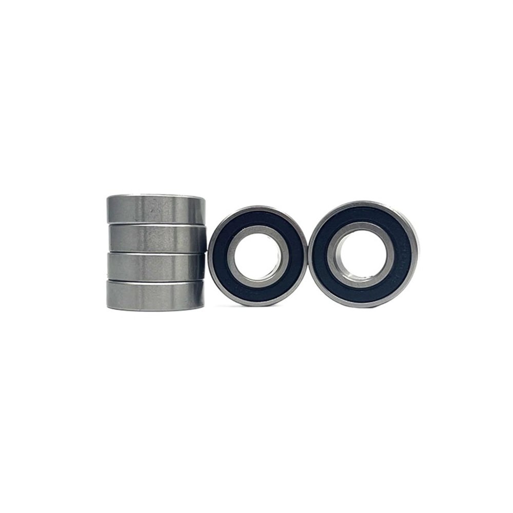 S6900-S6906 Series 440 Stainless Steel Thin-Section Ball Bearing, 2RS, Cast-Iron Housing (S6905-2RS, 2 pcs)