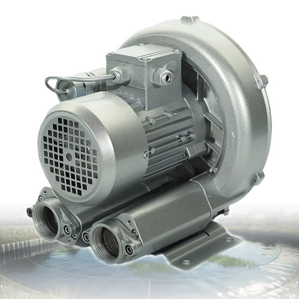 UORDBY Industrial Exhaust Fan, 220 V Aluminum-Alloy High-Pressure Regenerative Blower, XGB-1500