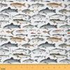 Vintage Fish Waterproof Upholstery Fabric, 92 x 150 cm view 1