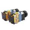 ULBTLUOYV LA38-11DT/LA38-11DNZS Push Button Switch with Split Contact and Light, Latching, 22 mm, 220 V/24 V, Yellow LED Indicator, 110 V view 2