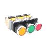 ULBTLUOYV LA38-11DT/LA38-11DNZS Push Button Switch with Split Contact and Light, Latching, 22 mm, 220 V/24 V, Yellow LED Indicator, 110 V view 3