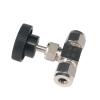 304 Stainless Steel Shut-Off Needle Valve for 4 mm O.D. Tube view 2