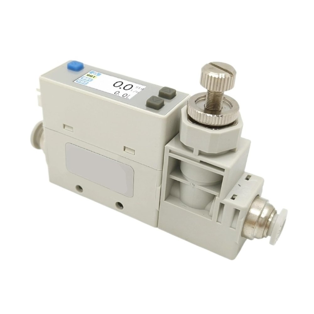 AFM0811-06-A 100 L/min / AFM0811-08-A 100 L/min Airflow Regulator with Needle Valve, Miniature Flow Meter
