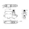 AFM0811-06-A 100 L/min / AFM0811-08-A 100 L/min Airflow Regulator with Needle Valve, Miniature Flow Meter view 3