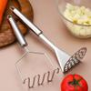 2-Piece Stainless Steel Potato Masher Set, Silver view 3