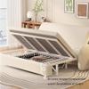 Gray Convertible Sleeper Sofa with Storage view 4