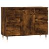 LLEZKBR Bathroom Cabinet, Smoked Oak, 80 x 33 x 60 cm view 2