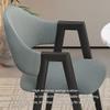 3-Piece Modern Dining Set with Round Table and 2 Upholstered Chairs view 4