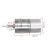 UYCUODLUY JGA25-310 Electronic Starter Gearbox, Reversible Gear Set A, 6 V, 10 rpm view 2