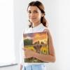 Highland Cow Sunflower Field 3-Ring Binder, A4, 1 Pack with 200 Sheets, for Kids, School, Office, Women and Men view 2