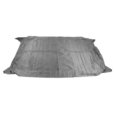 Rhawuy Table Tennis Table Cover | 210D Silver-Coated Oxford Fabric | Debris, Rain & Sun Protection | Lightweight Secure Design for Outdoor/Patio Use (Gray)