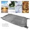 Rhawuy Table Tennis Table Cover | 210D Silver-Coated Oxford Fabric | Debris, Rain & Sun Protection | Lightweight Secure Design for Outdoor/Patio Use (Gray) view 4