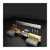 1-Pc. European Standard Super C-Level Anti-Theft Copper Lock Cylinder with 8 Keys for Entrance Doors (110 = 32.5 + 77.5) view 3