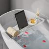 Adjustable Bathtub Caddy, Extendable Tray for Kitchen and Bathroom, Multifunctional, 55.980 cm view 2