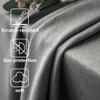 JIAFANG Blackout Curtain with Gather Tape, 200 x 150 cm, Thermal Bedroom Curtain, Dark Green view 3