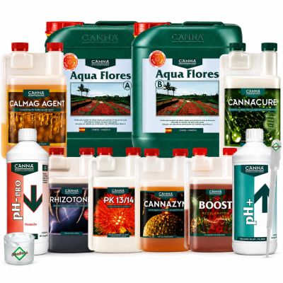 Weedness Canna Aqua Fertilizer Set XL – Flowering-Phase Hydroponic Fertilizer