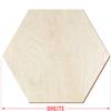 Natural Birch Wood Hexagon, Double-Sided Clear-Coated, 3 mm, 12 cm, 1-Piece Pack view 3