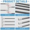 No-Drill Adhesive Towel Holder, 5-Arm 180° Swivel, Stainless Steel view 3