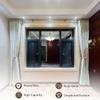 Durable Aluminum Curtain Track System with Wall Brackets, Champagne, 1.20 m view 2