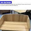 Wooden Standing Podium with Storage Shelf, Versatile Lectern for Churches, Classrooms, Offices and Conferences view 3