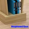 Wooden Standing Podium with Storage Shelf, Versatile Lectern for Churches, Classrooms, Offices and Conferences view 4