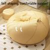 Bean Bag Chair for Teens and Adults, Filled Sofa Lounger with Pillow and Handle, Gray view 3