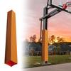 Basketball Pole Pad, Outdoor Square Post Protector, 122 cm, Orange, 4.5 x 4.5 in (11 x 11 cm) view 1
