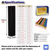 Basketball Pole Pad, Outdoor Square Post Protector, 122 cm, Orange, 4.5 x 4.5 in (11 x 11 cm) view 2