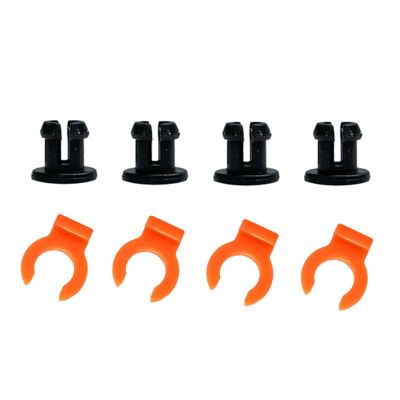 Ddujbtp 4-Pair 4 mm PTFE Bowden Tube Pneumatic Push-Fit Connectors