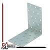 SC-Normteile Perforated Angle Brackets, 100 x 100 x 60 mm, 2.5 mm Thick, 8-Pack, Galvanized Steel view 2