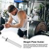 Durable Space-Saving Squat Rack Weight Plate Holder view 2