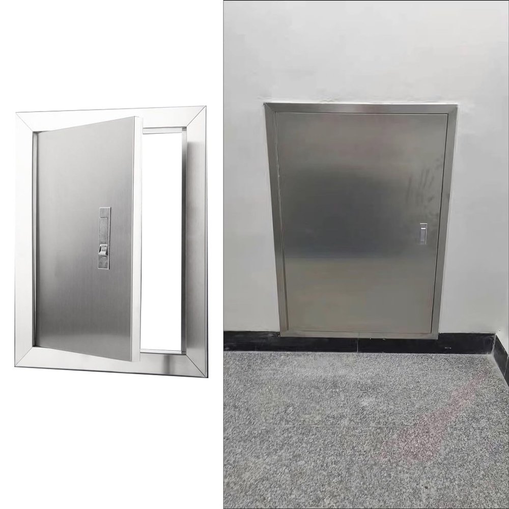 Dailify Stainless Steel Wall Access Panel with Push Latch, 16 x 36 in (40 x 90 cm)