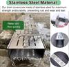 Slim Stainless Steel Trench Drainage Set, 100 x 15 x 4 cm view 3