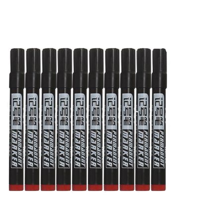 BANDKIT Oil-Based Permanent Markers, 10-Pack, Red