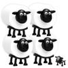 Toilet Paper Holder with Sheep, 4-Piece Set view 1