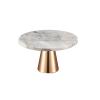 Cake Stand with Marble-Style Metal Base view 1